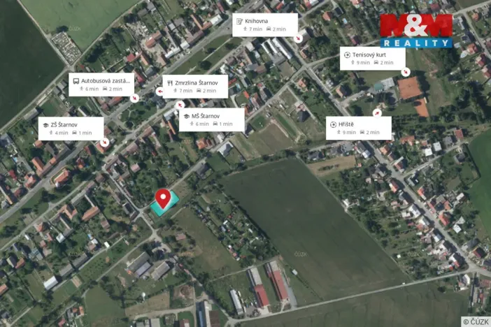 Prodej pozemku pro bydlení, Štarnov, 1143 m2