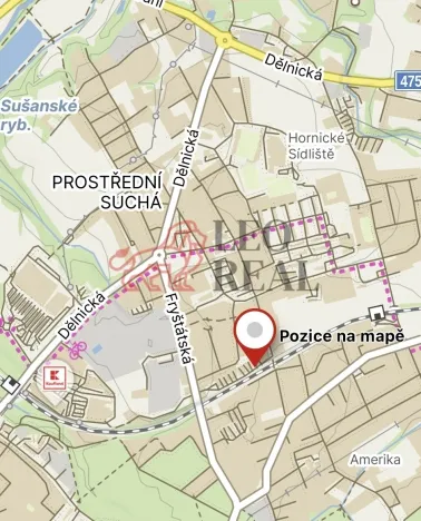 Pronájem garáže, Havířov - Prostřední Suchá, Budovatelů, 22 m2