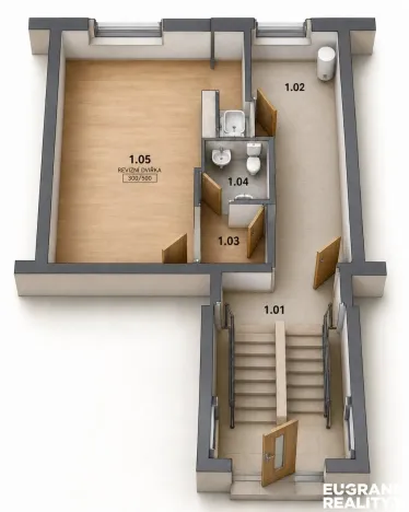 Prodej bytu 1+1, Rumburk, Náměstí Dobrovského, 36 m2
