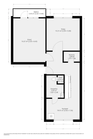 Pronájem bytu 2+1, Tišnov, Hornická, 53 m2