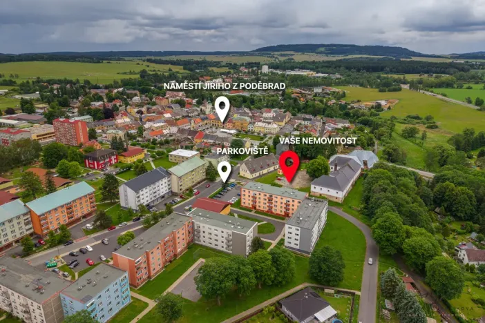 Prodej bytu 3+1, Toužim, Na Zámecké, 67 m2