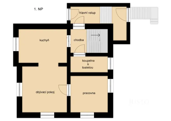 Prodej rodinného domu, Jaroměř - Josefov, Rumunská, 110 m2