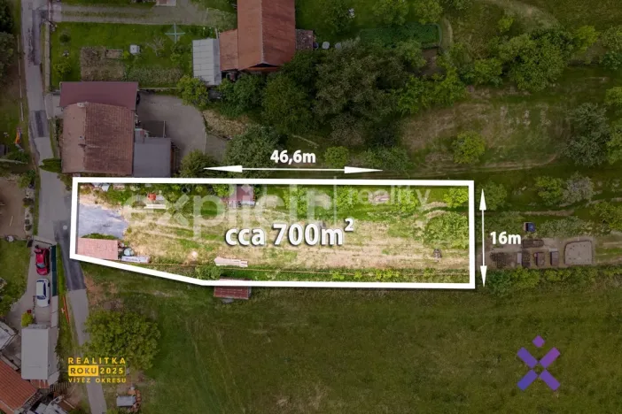 Prodej pozemku pro bydlení, Veselá, 700 m2