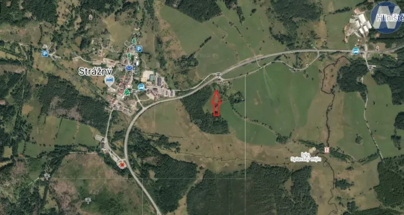Prodej pozemku pro bydlení, Strážný, 2500 m2