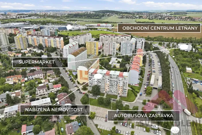 Prodej bytu 1+kk, Praha - Letňany, Ivančická, 34 m2