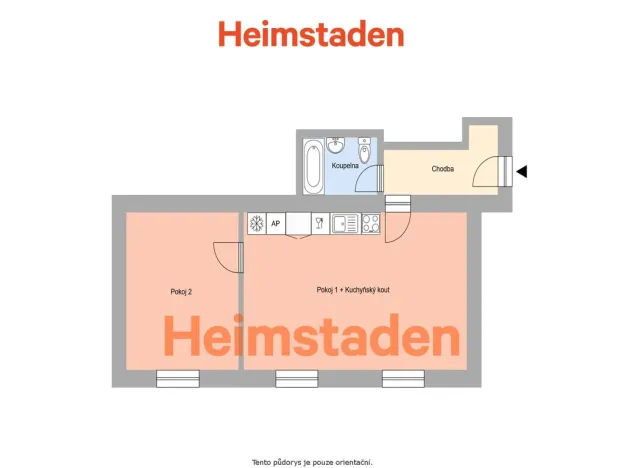 Pronájem bytu 2+kk, Havířov - Město, Dvořákova, 52 m2