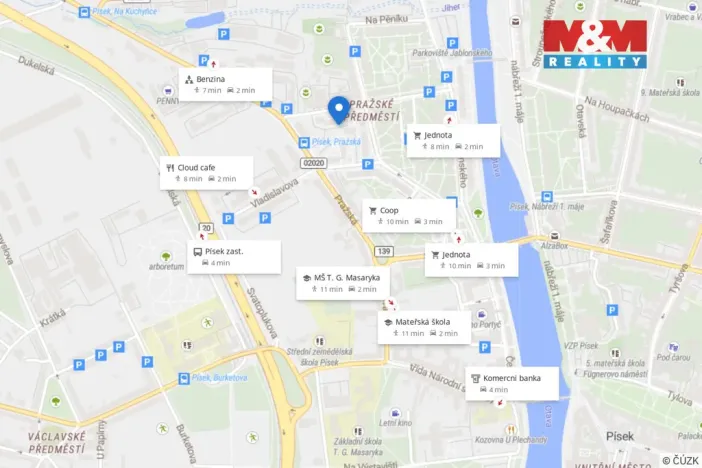Prodej bytu 3+1, Písek - Pražské Předměstí, Na Stínadlech, 65 m2