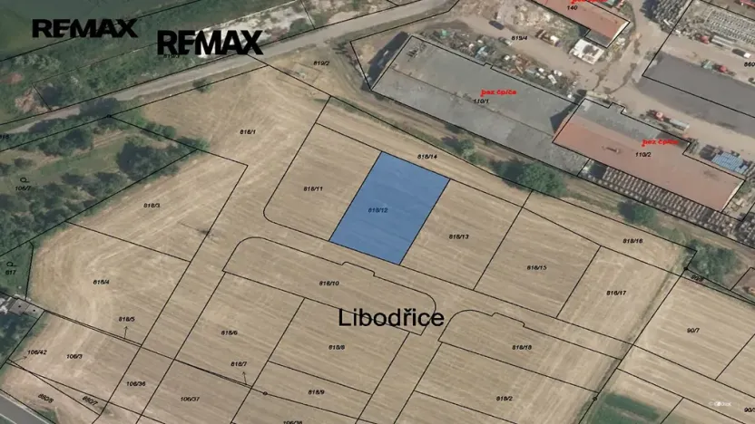 Prodej pozemku pro bydlení, Libodřice, 804 m2