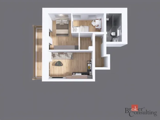 Prodej bytu 3+kk, Železná Ruda, Adolfa Kašpara, 58 m2