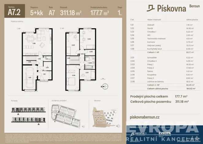 Prodej rodinného domu, Beroun, 165 m2