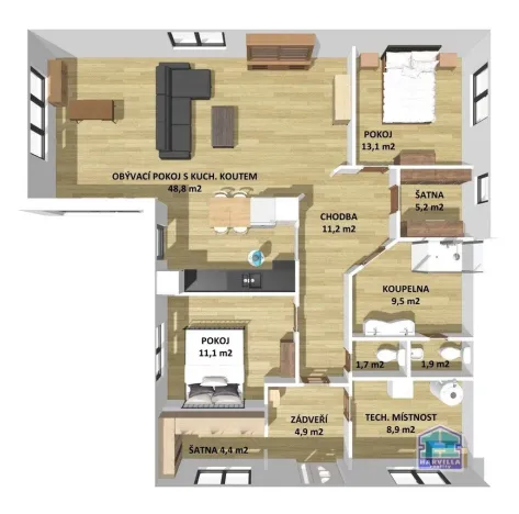 Prodej rodinného domu, Kyšice, Sadová, 121 m2