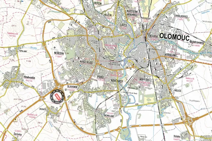 Prodej pole, Olomouc, 10493 m2