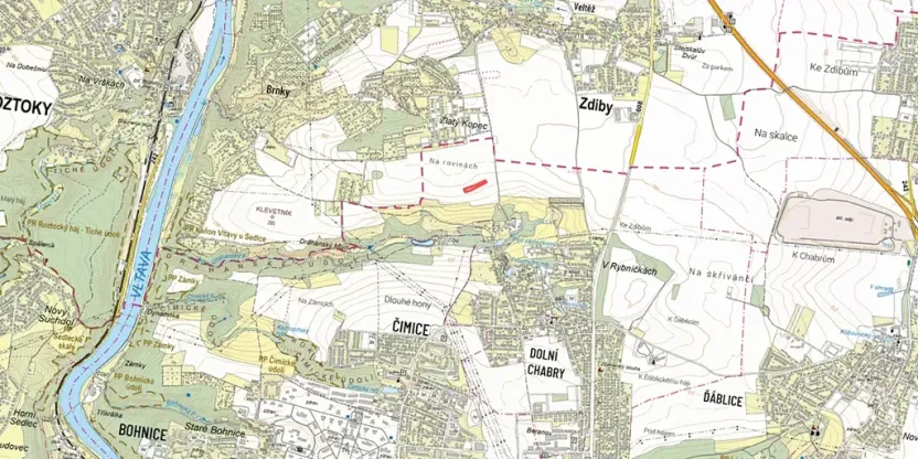 Prodej pole, Praha - Dolní Chabry, 4561 m2