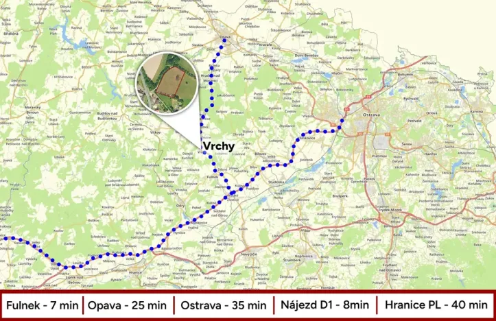 Prodej pozemku pro bydlení, Vrchy, 9986 m2