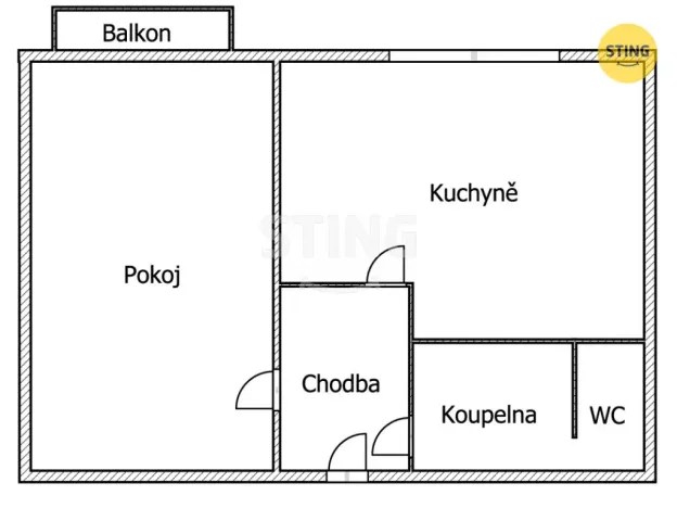 Prodej bytu 1+1, Ostrava - Poruba, 40 m2