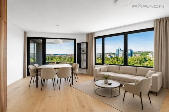 Pronájem bytu 3+kk, Praha - Karlín, Sokolova, 86 m2