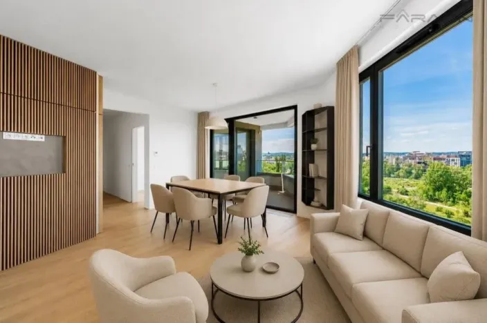 Pronájem bytu 3+kk, Praha - Karlín, Sokolova, 86 m2