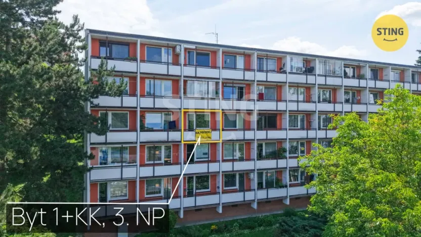 Prodej bytu 1+kk, Zlín, Družstevní, 33 m2
