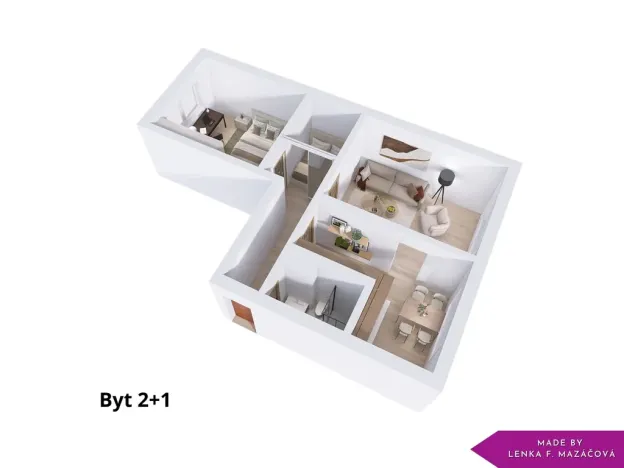 Prodej bytu 2+1, Šumperk, Gagarinova, 56 m2