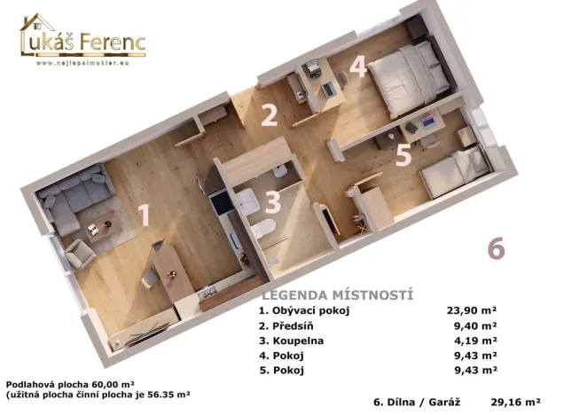 Prodej rodinného domu, Čilec, 56 m2