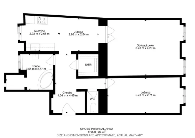 Prodej bytu 2+1, Brno - Staré Brno, Úvoz, 72 m2