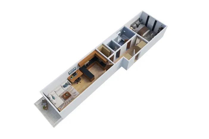Prodej bytu 2+kk, Praha - Chodov, Divišovská, 53 m2