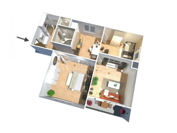 Prodej bytu 3+1, Praha - Satalice, U obory, 78 m2