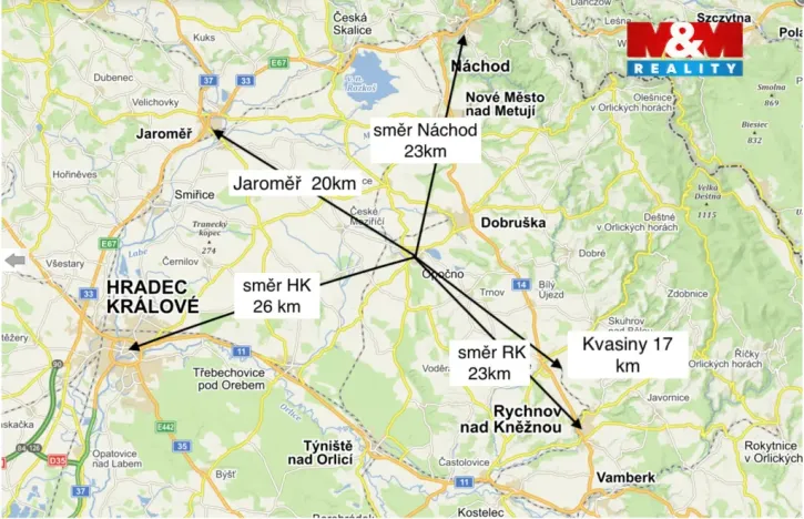 Pronájem bytu 3+kk, Opočno, Krátká, 62 m2