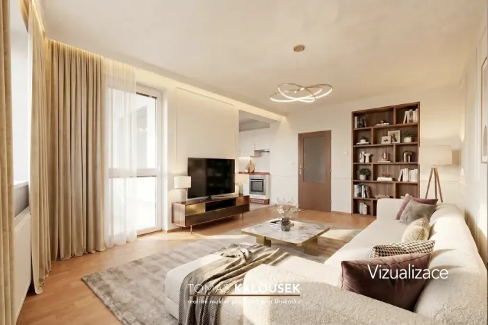 Pronájem bytu 2+kk, Ivančice, Sportovní, 60 m2