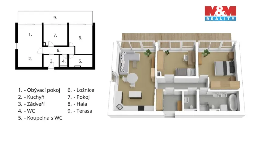 Prodej rodinného domu, Mladošovice - Lhota, 70 m2