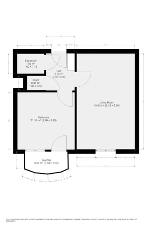 Pronájem bytu 2+kk, České Budějovice - České Budějovice 7, Papírenská, 38 m2