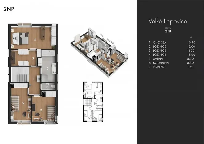 Prodej rodinného domu, Velké Popovice, U Školky, 190 m2