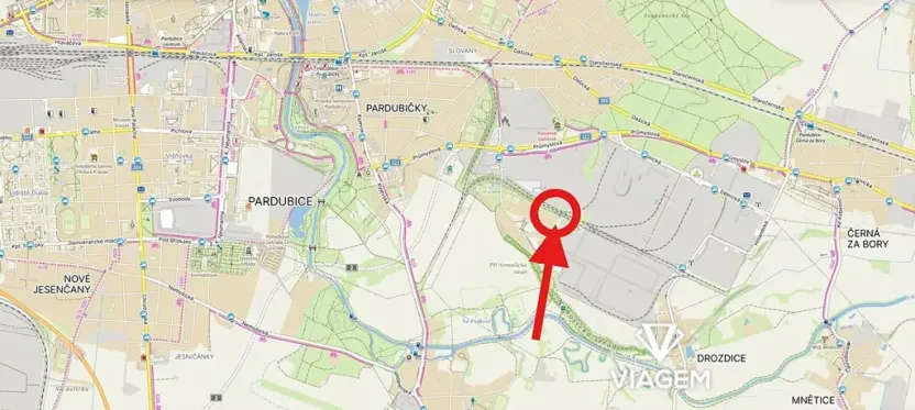 Prodej pole, Pardubice, 788 m2