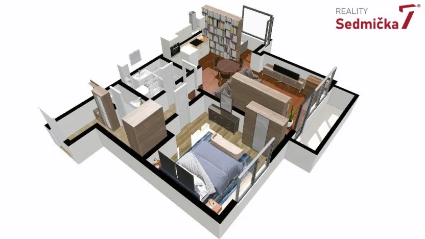 Prodej bytu 2+kk, Říčany, Melantrichova, 56 m2
