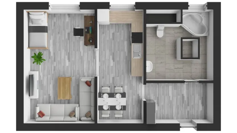 Prodej bytu 1+1, Trutnov - Dolní Předměstí, Polská, 57 m2