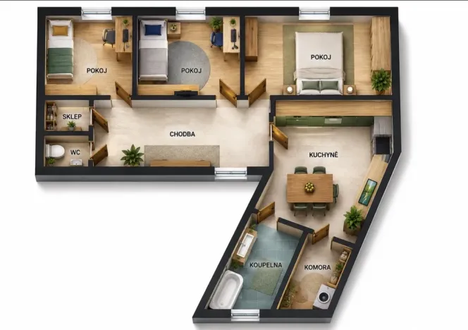 Prodej rodinného domu, Týnec, Náves, 120 m2