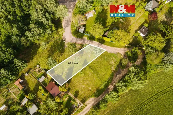 Prodej zahrady, Pardubice, 412 m2