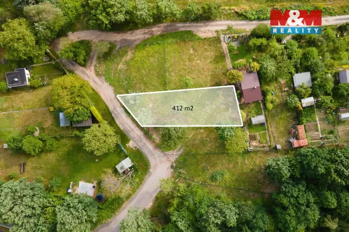 Prodej zahrady, Pardubice, 412 m2