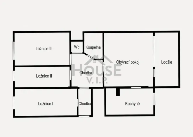 Prodej bytu 4+1, Praha - Modřany, Rakovského, 90 m2