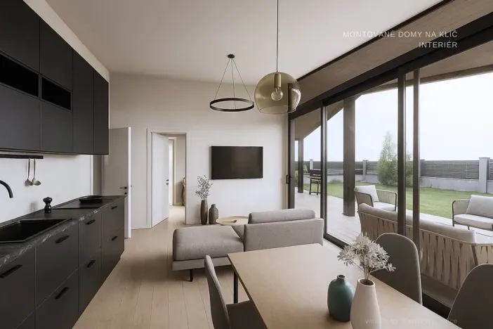 Prodej domu na klíč, Hrušová, 90 m2