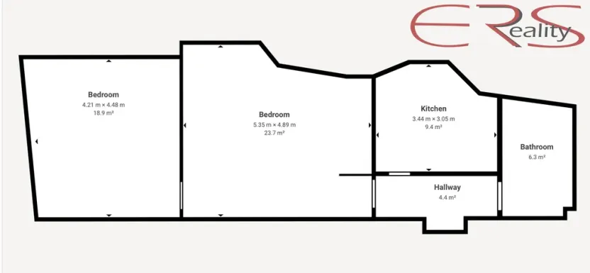 Pronájem bytu 2+1, Jablonec nad Nisou, Máchova, 62 m2