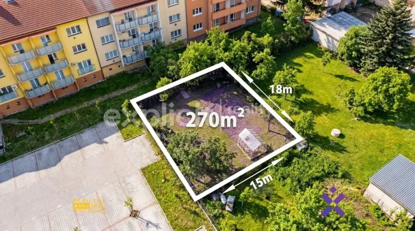 Prodej zahrady, Uherské Hradiště, Mojmírova, 270 m2
