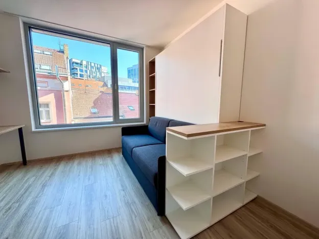 Pronájem bytu 1+kk, Praha - Smíchov, Plzeňská, 25 m2