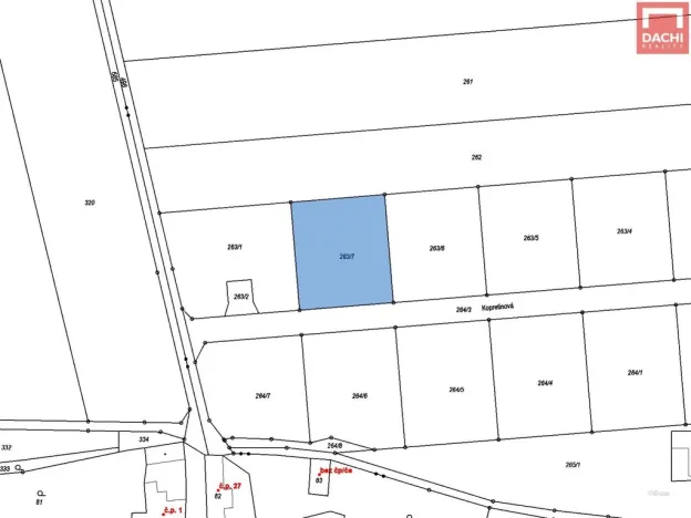 Prodej pozemku pro bydlení, Přerov, 1066 m2