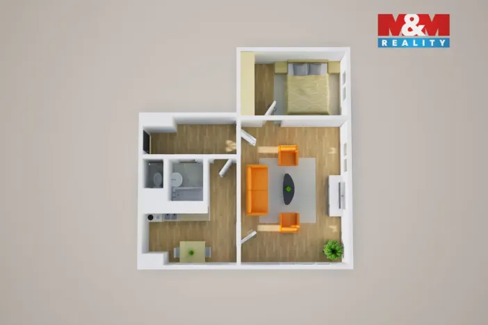 Prodej bytu 2+1, Teplice - Řetenice, Buzulucká, 47 m2