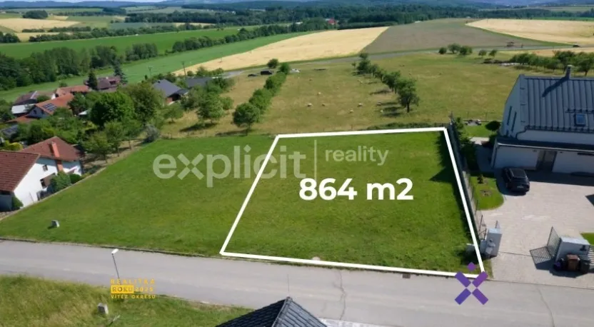 Prodej pozemku pro bydlení, Lukov, Mlýnská, 864 m2