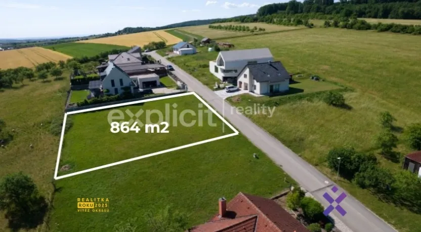 Prodej pozemku pro bydlení, Lukov, Mlýnská, 864 m2