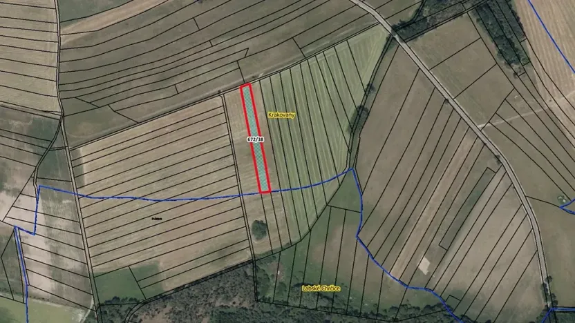 Prodej pole, Krakovany, 3351 m2