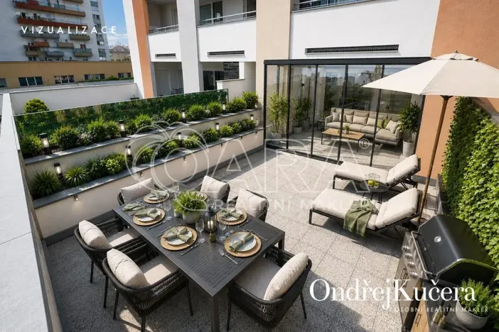 Prodej bytu 1+kk, Praha - Horní Měcholupy, Modenská, 70 m2