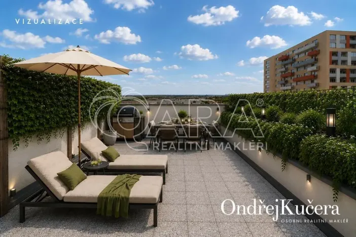 Prodej bytu 1+kk, Praha - Horní Měcholupy, Modenská, 70 m2